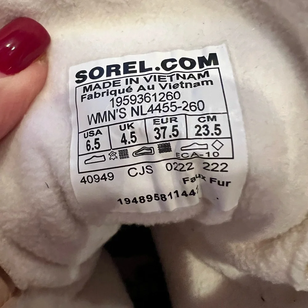Sorel Tan Shearling Winter Boots - waterproof boot #23 - Picture 9 of 9